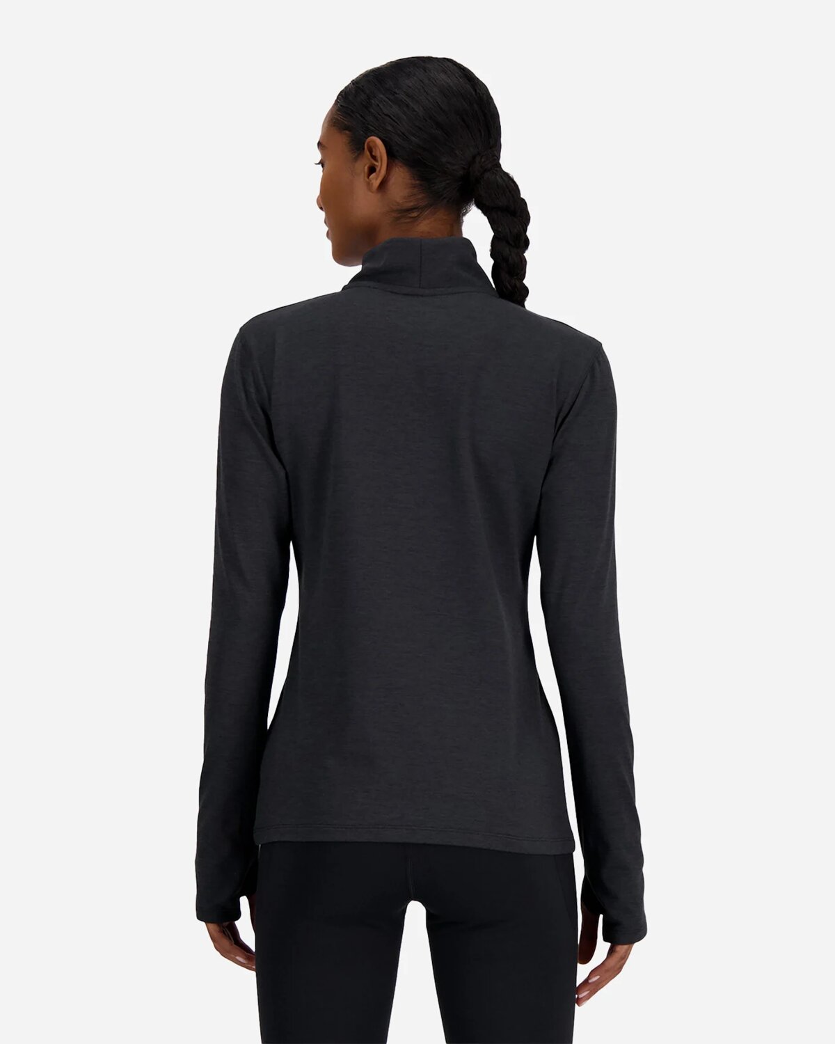 SPACE DYE QUARTER ZIP