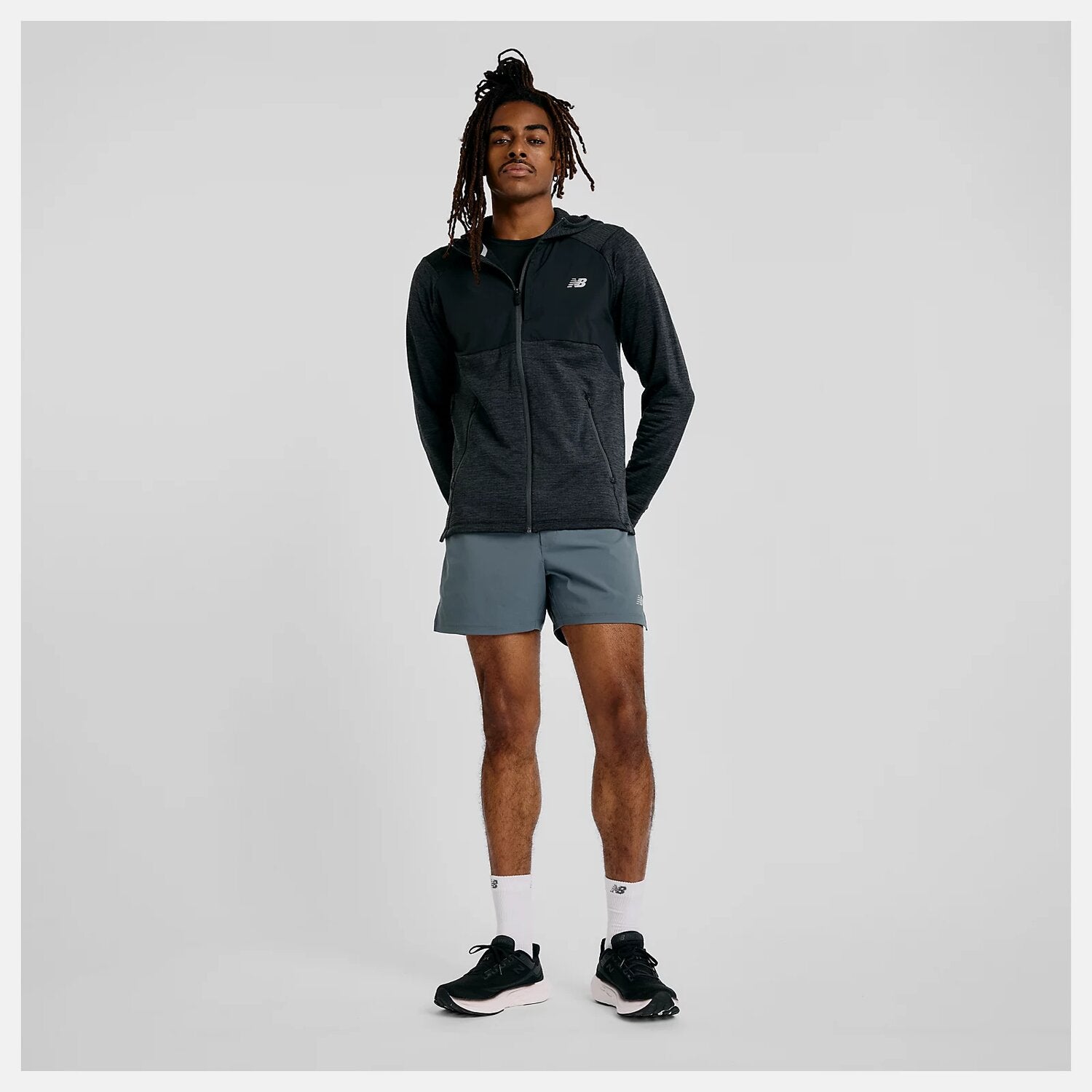 HEAT GRID HOODED FULL ZIP