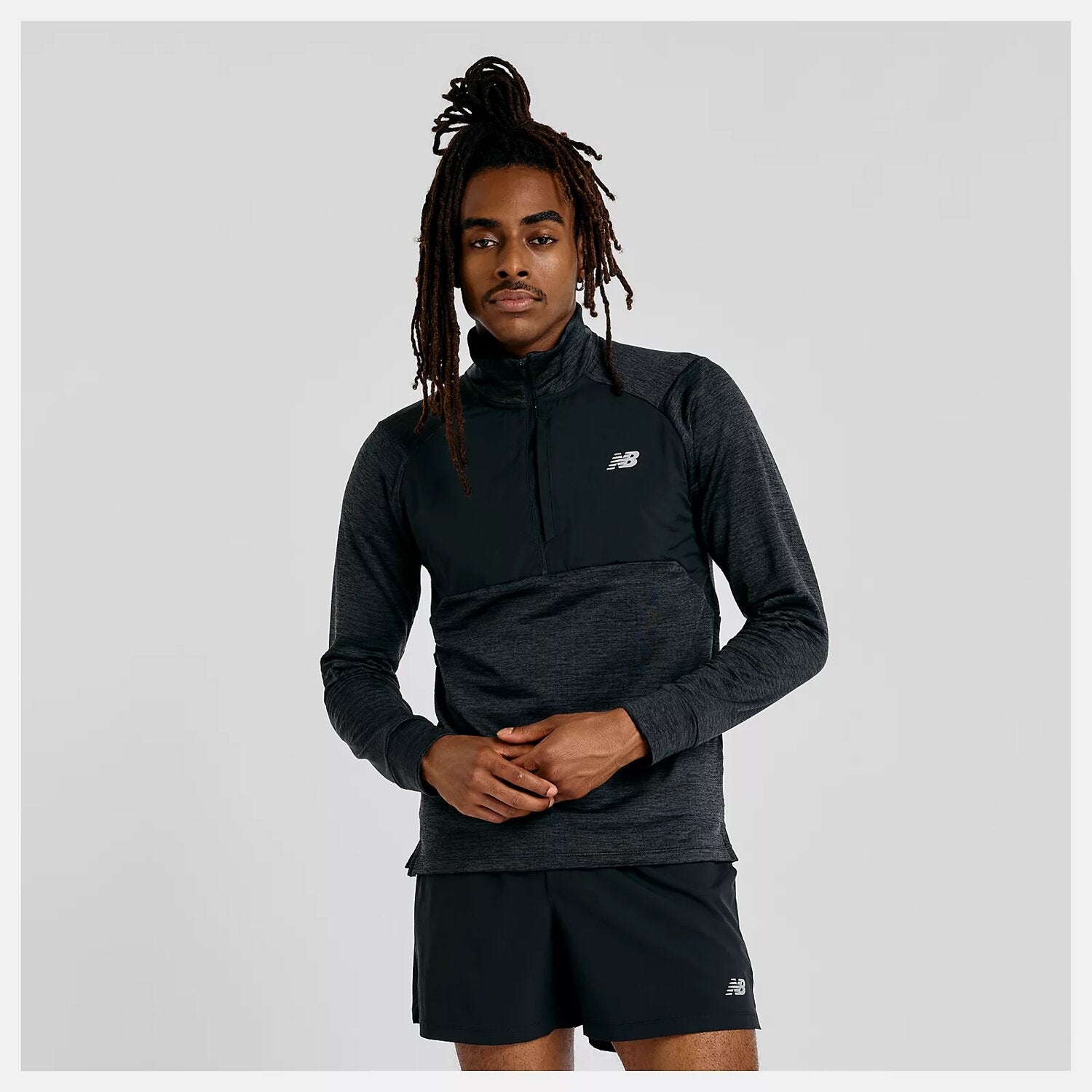 ATHLETICS HEAT GRID 1/2 ZIP