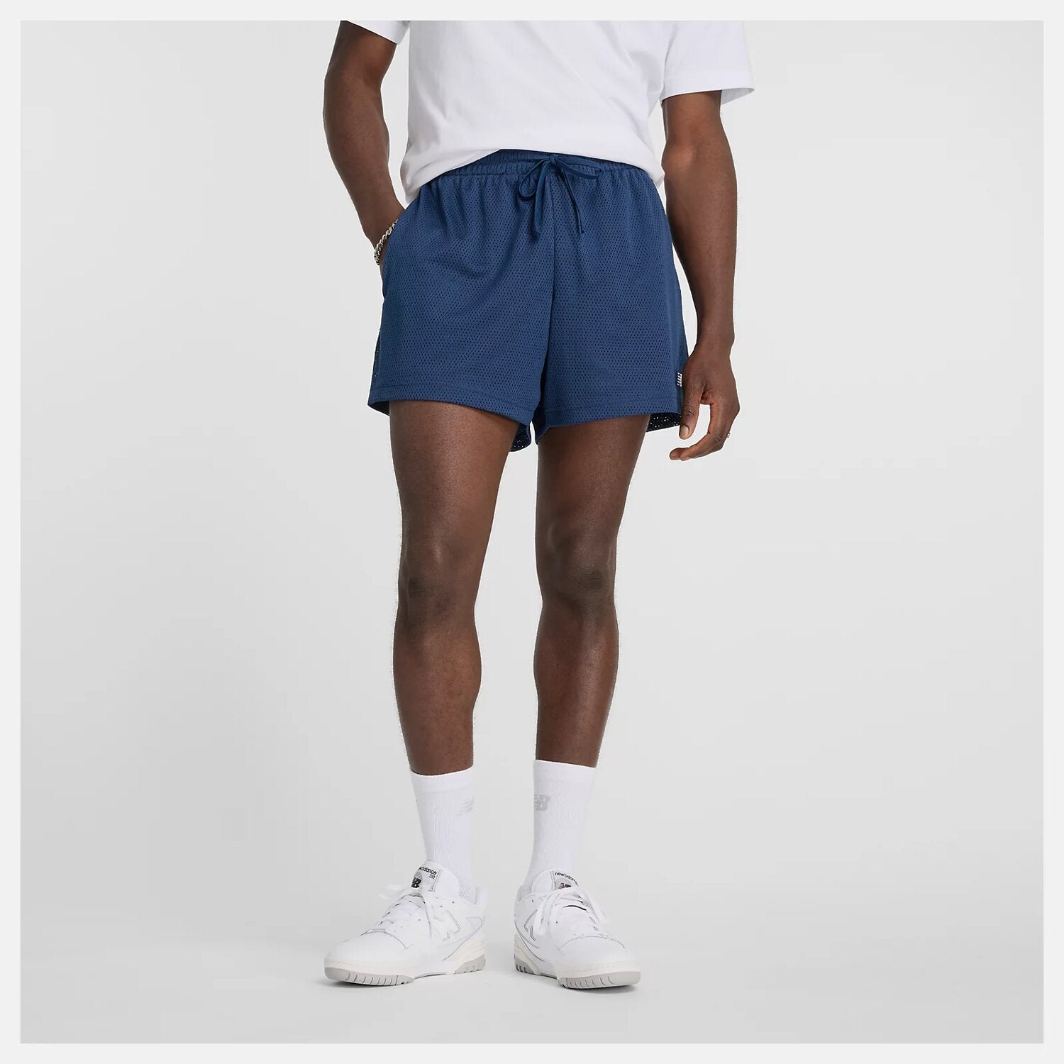 NEW BALANCE MESH SHORT 5 INCH