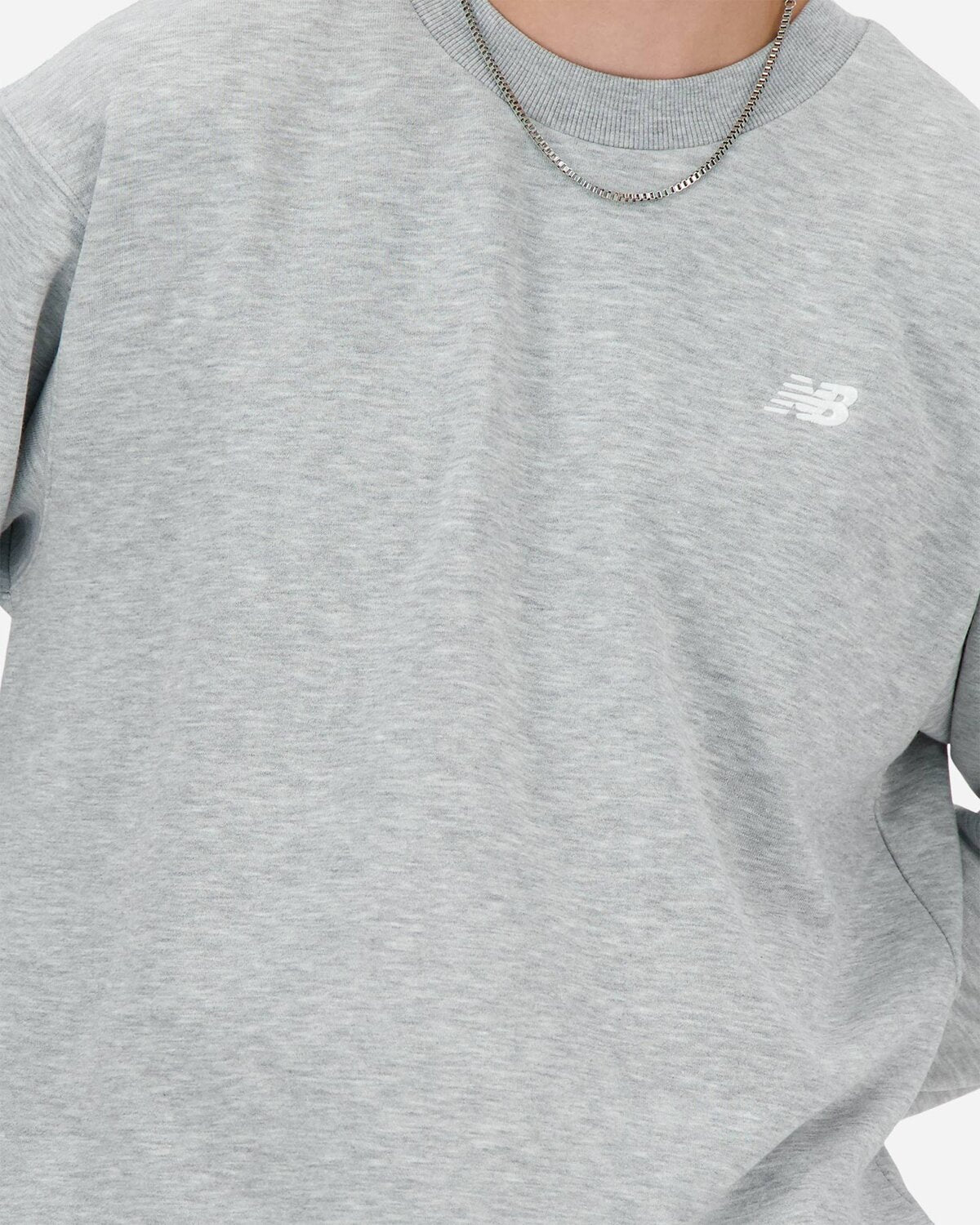 NEW BALANCE SMALL LOGO FRENCH TERRY CREW