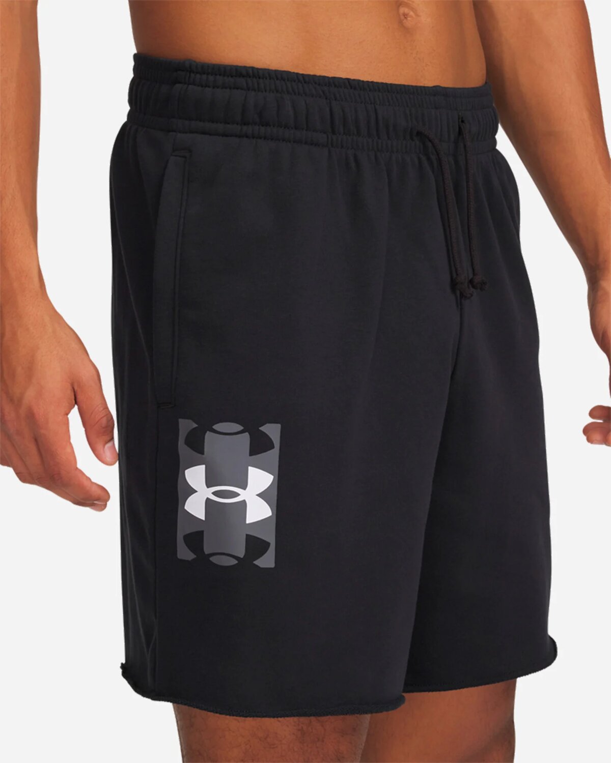UA RIVAL TERRYLOGO8INSHORT