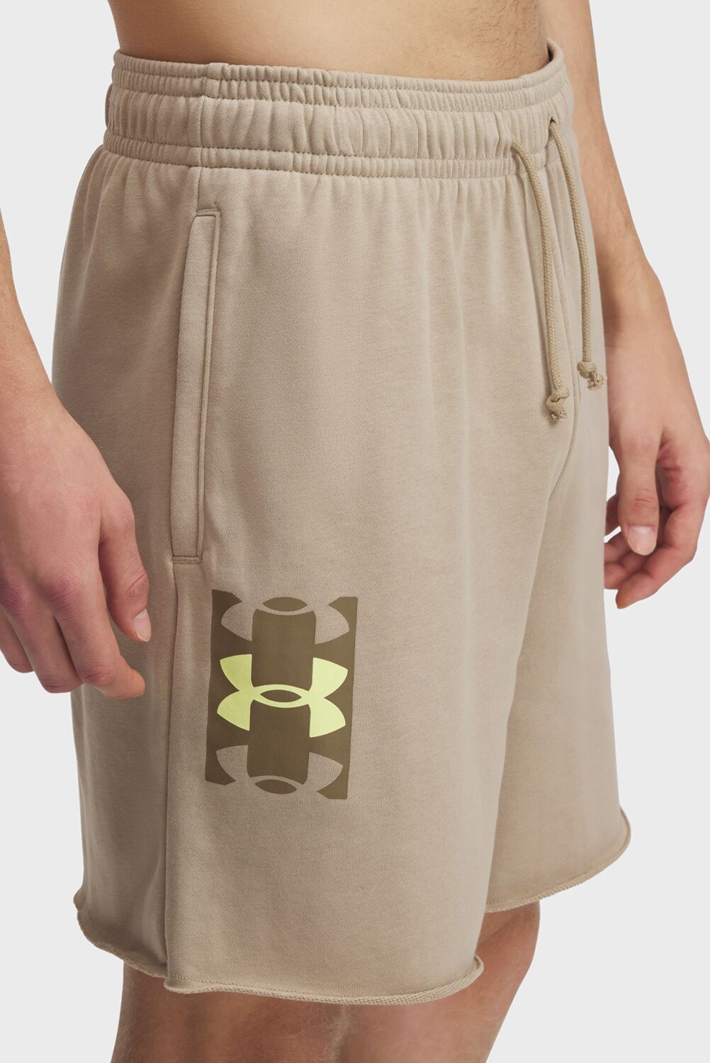 UA RIVAL TERRYLOGO8INSHORT