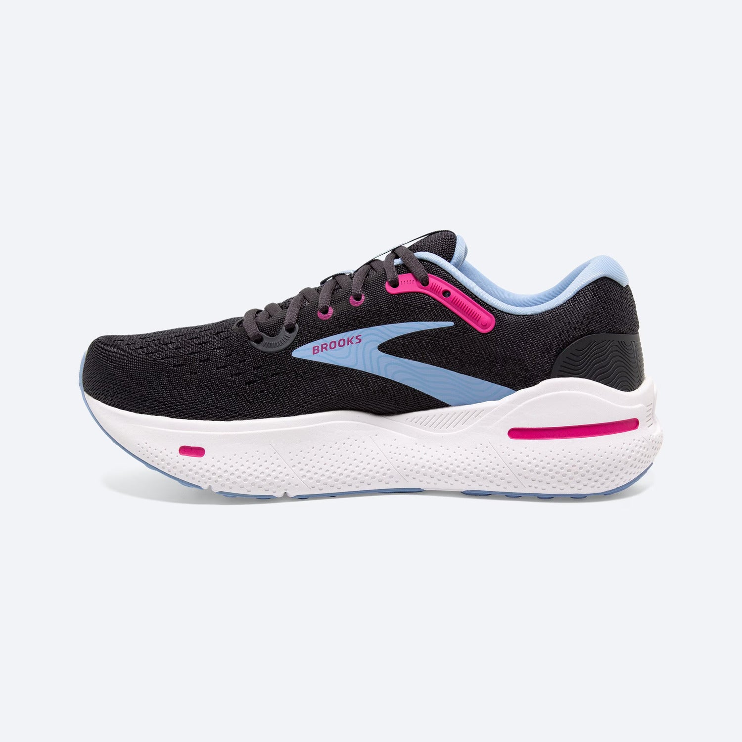 Brooks Scarpe da Running Ghost Max Donna Ebony Open Air Lilac Rose