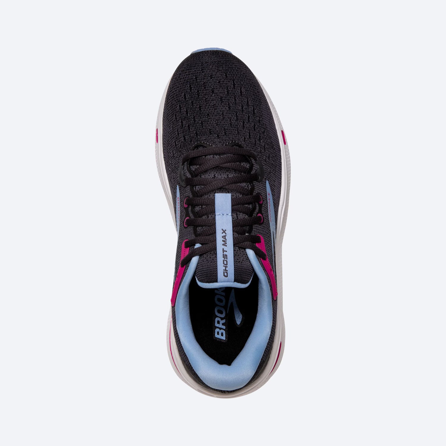 Brooks Scarpe da Running Ghost Max Donna Ebony Open Air Lilac Rose