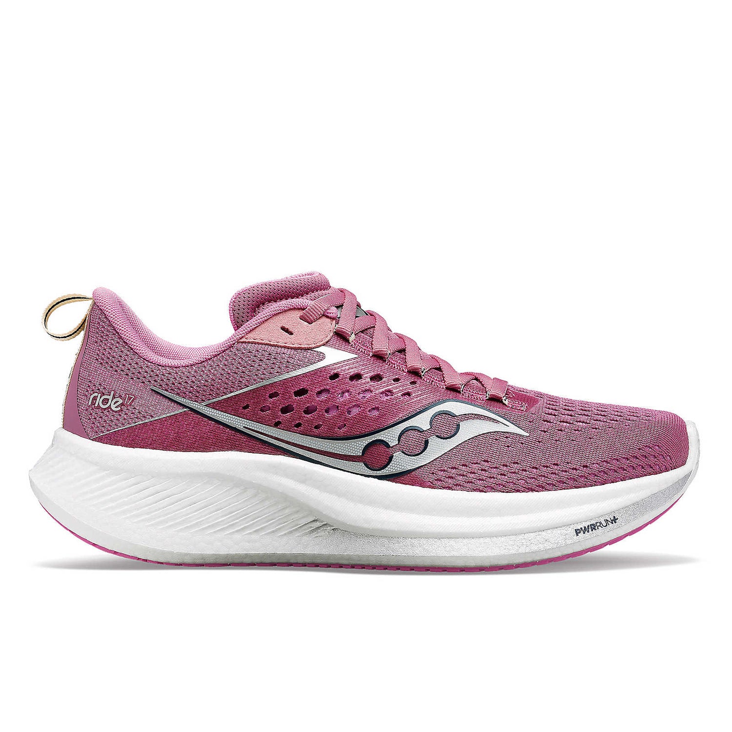 Saucony Scarpe da Running Ride 17 Donna Orchid Silver