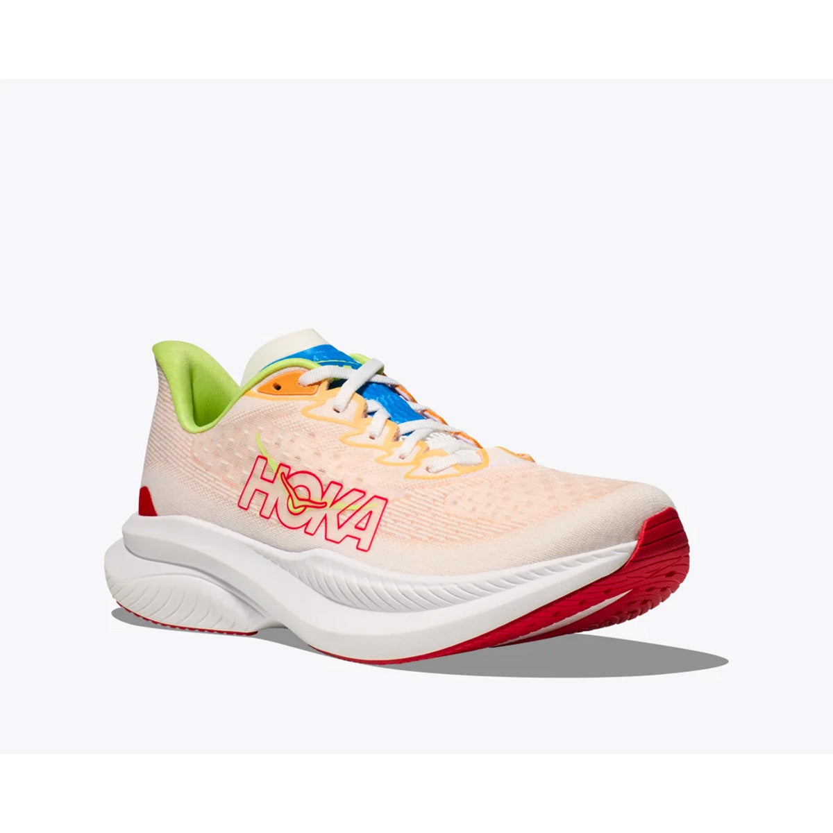 Hoka Scarpe da Running Mach 6 Uomo White Solar Flare