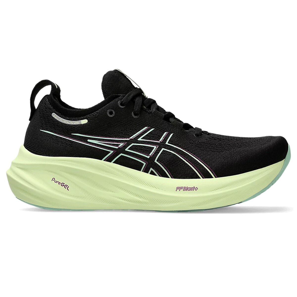Asics Scarpe da Running Gel Nimbus 26 Donna Black Cool Matcha