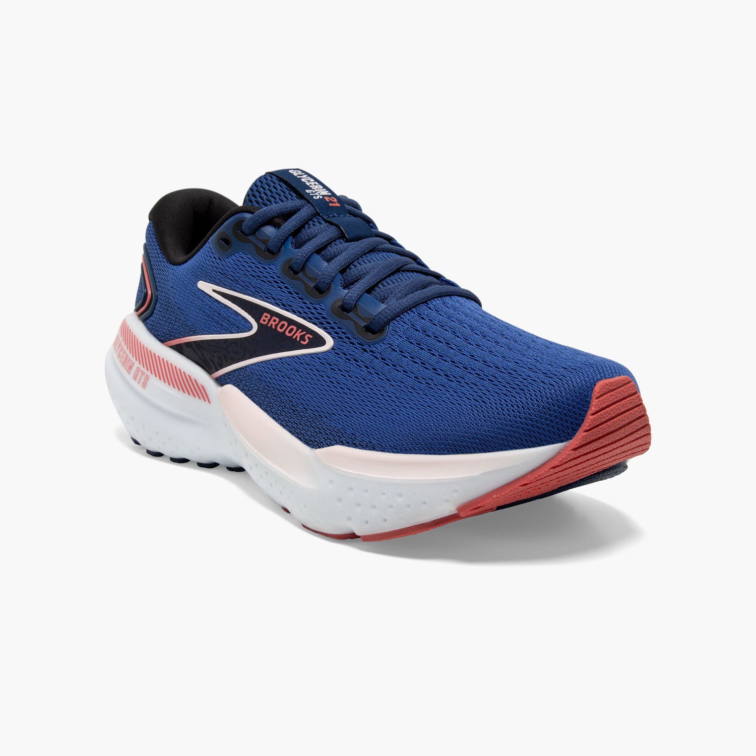 Brooks Scarpe da Running Glycerin GTS 21 Donna Blue Icy Pink Rose
