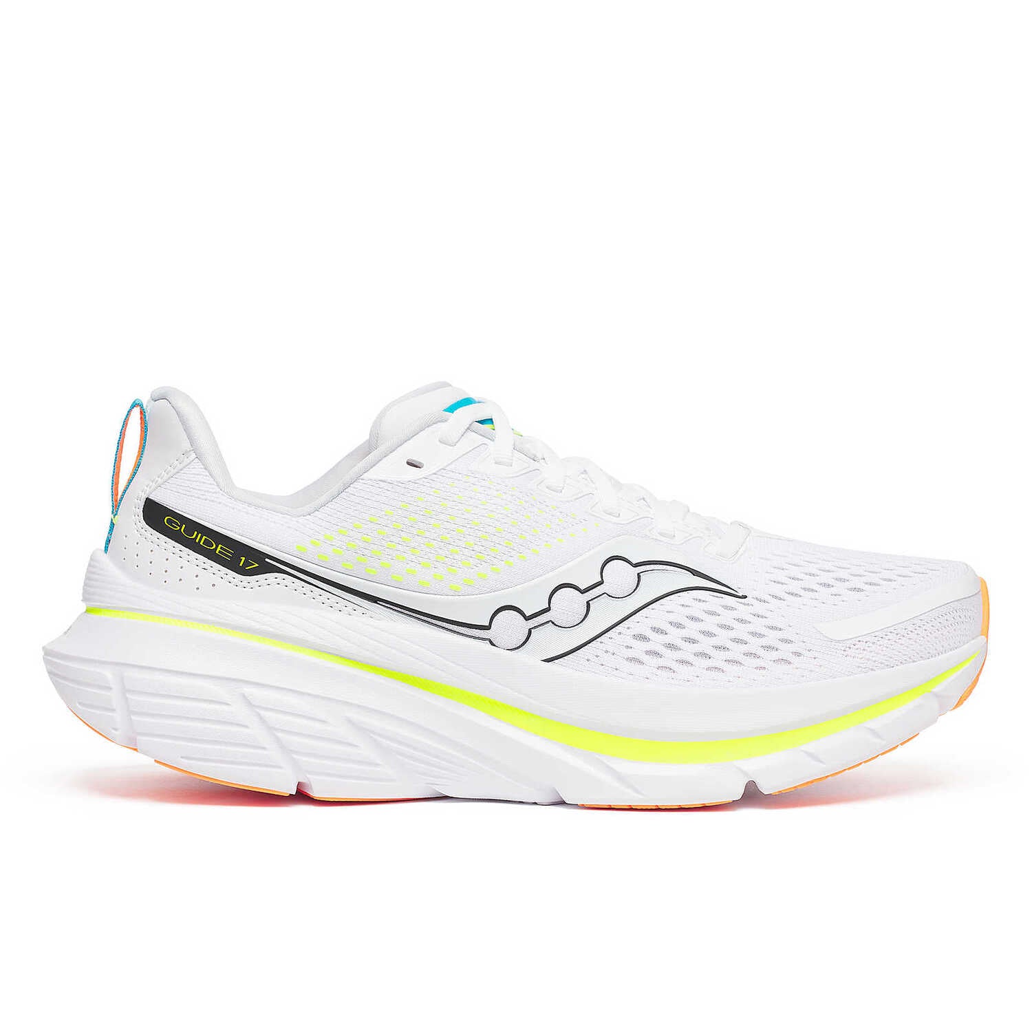 Saucony Scarpe da Running Guide 17 Uomo White Black