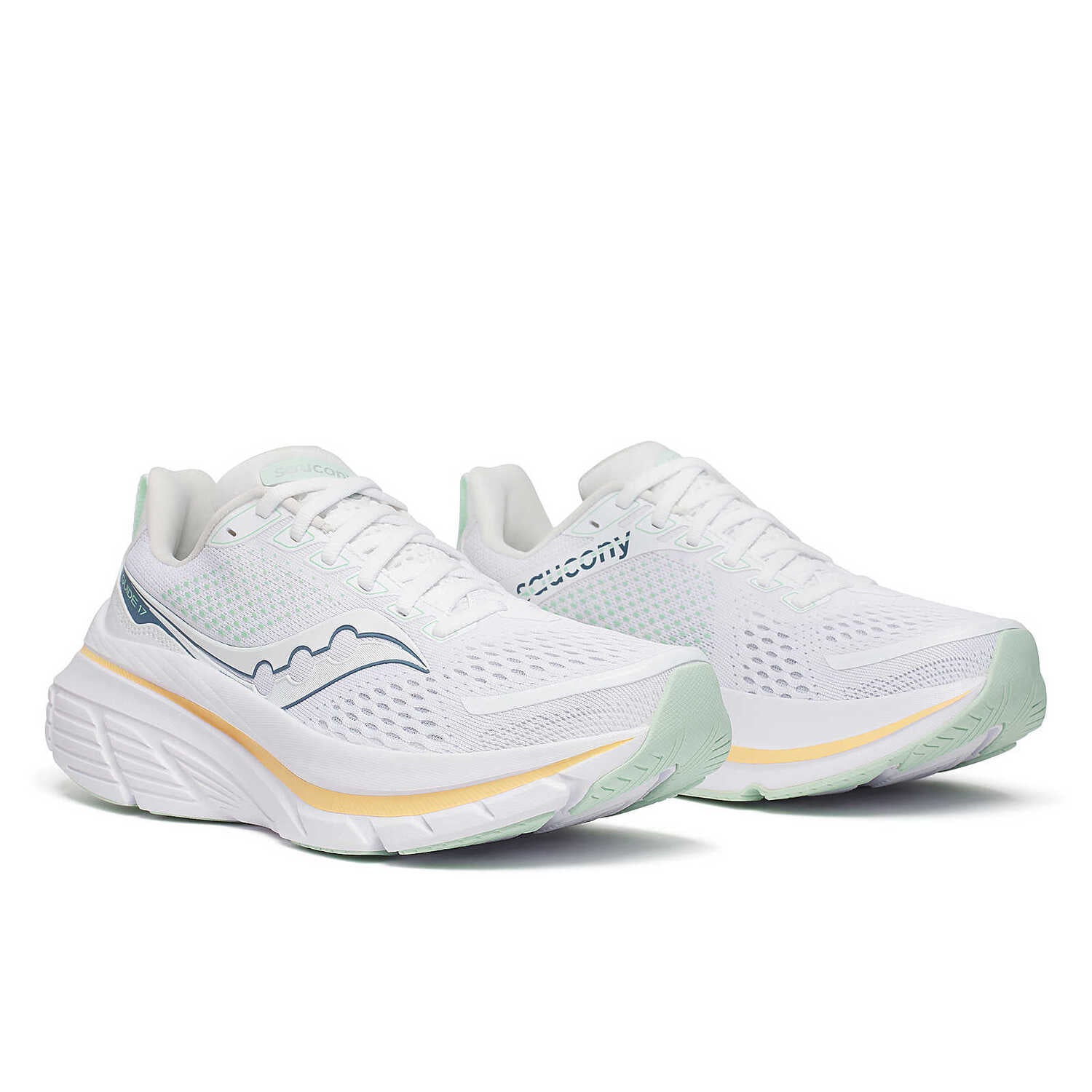 Saucony Scarpe da Running Guide 17 Donna White Peel