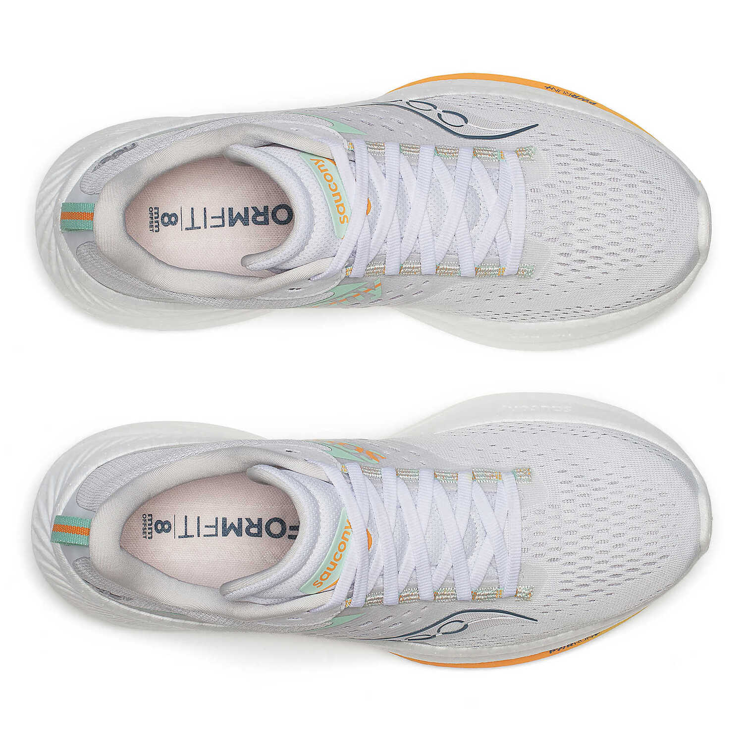 Saucony Scarpe da Running Ride 17 Donna White Peel