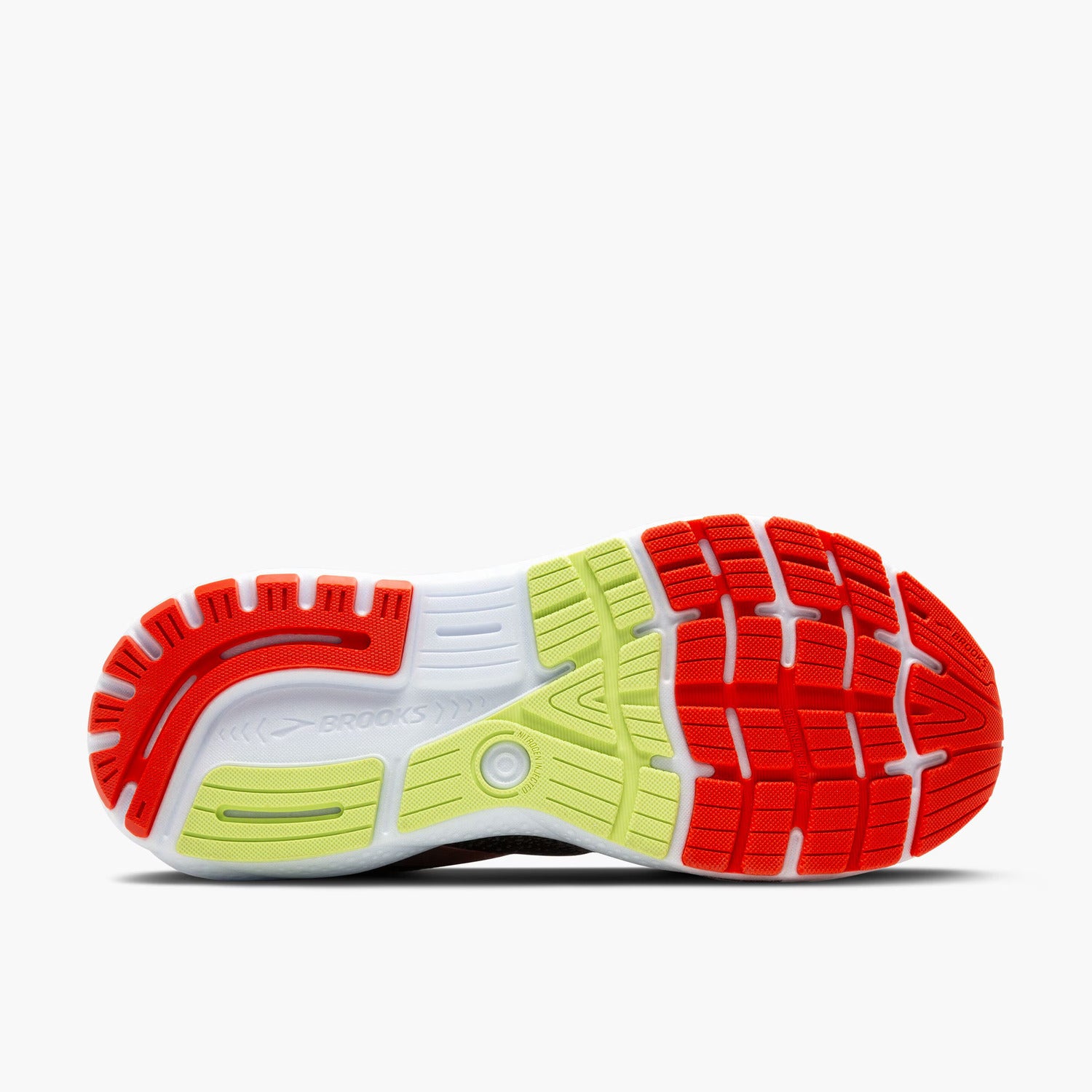 Brooks Scarpa da Running Ghost 16 Uomo Black Mandarin Red Green