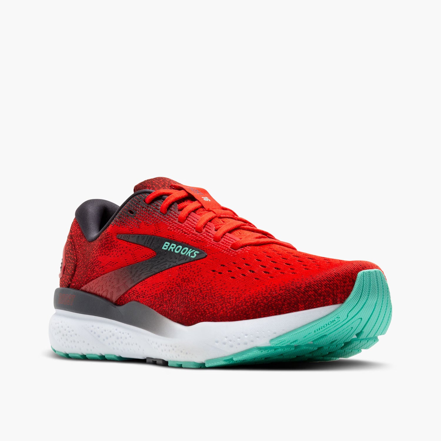 Brooks Scarpa da Running Ghost 16 Uomo Fiery Red Ebony
