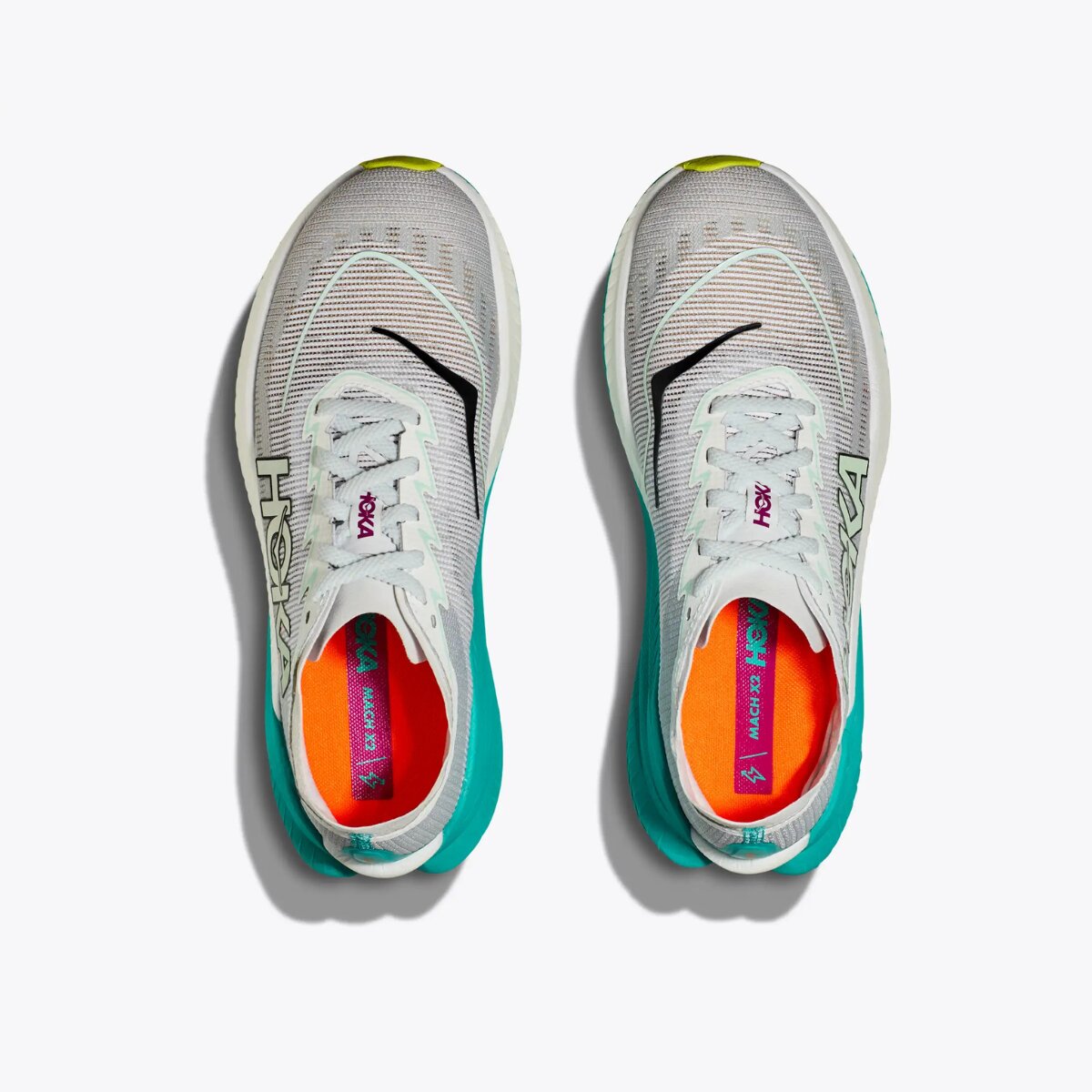 Hoka Scarpe da Running Mach X2 Donna Frost Electric