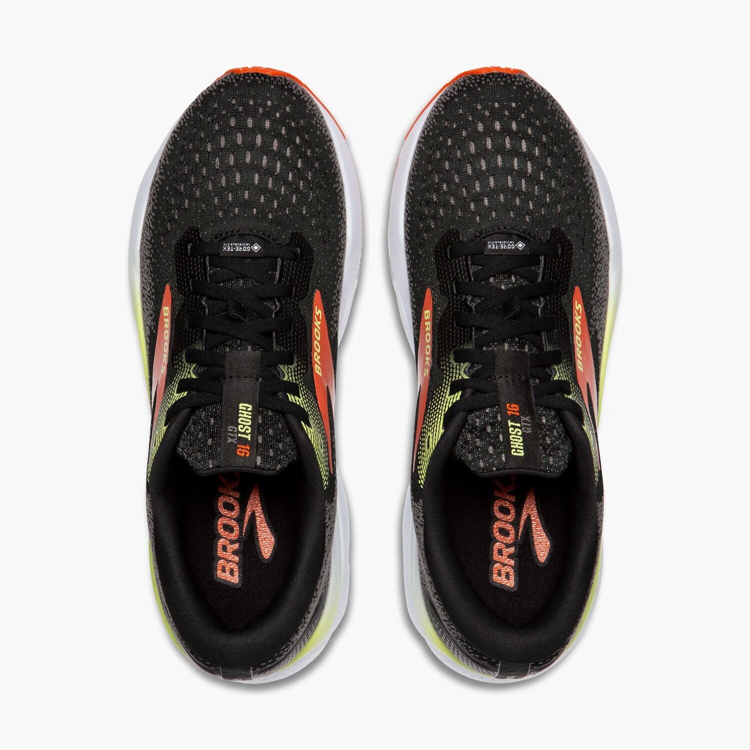 Brooks Scarpe da Running Ghost 16 GTX Uomo Black Mandarin