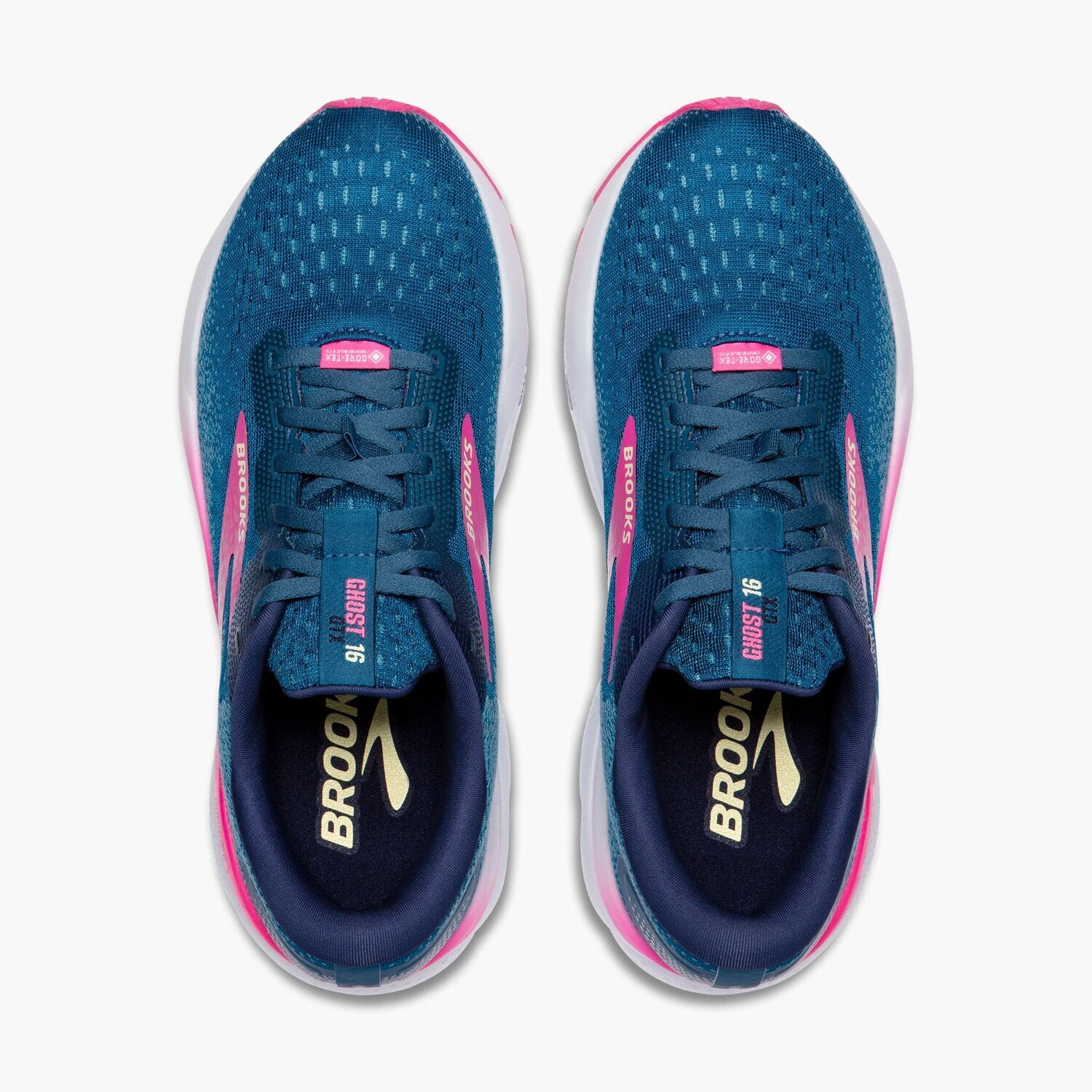 Brooks Scarpe da Running Ghost 16 GTX Donna Moroccan Blue Pink