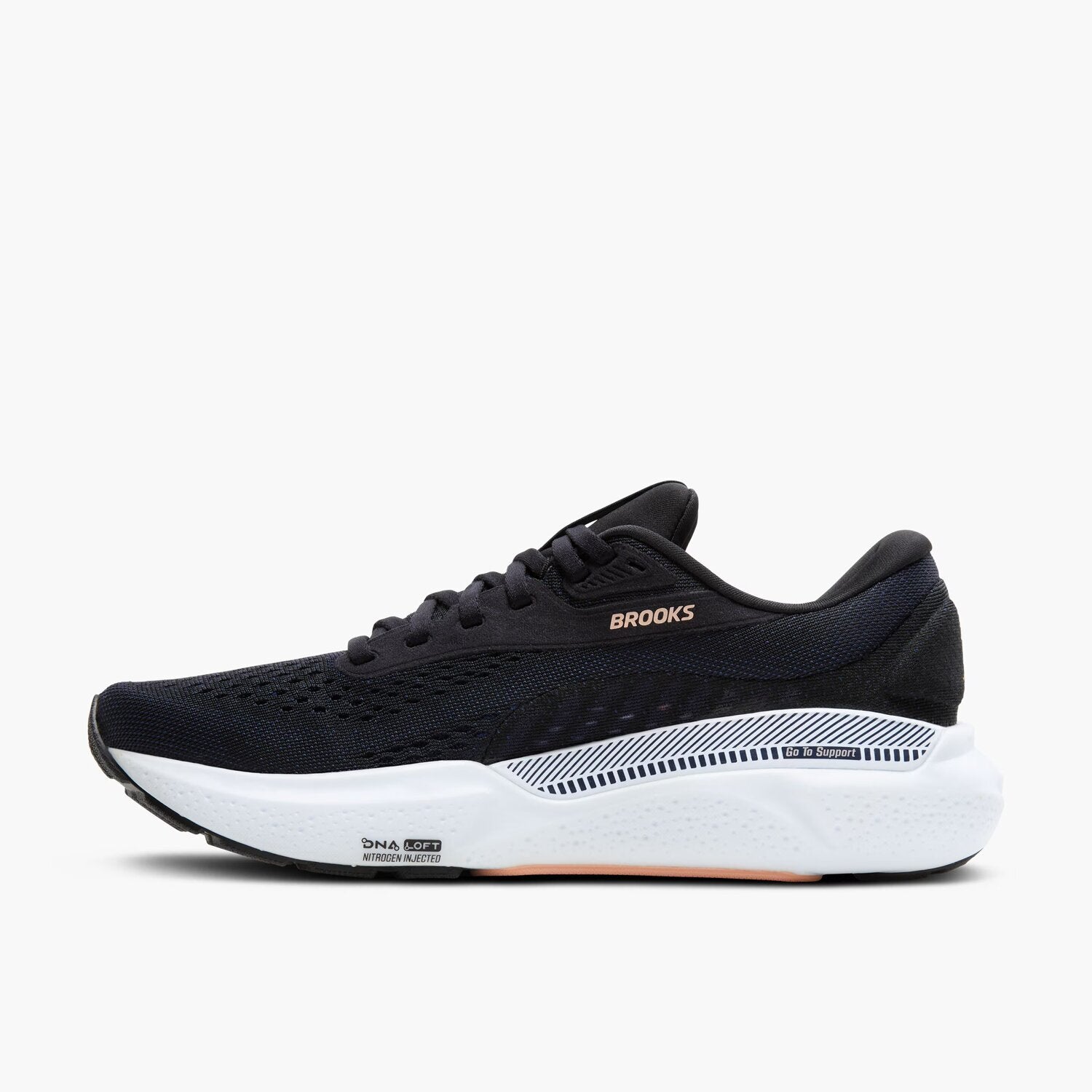 Brooks Scarpe da Running Adrenaline GTS 24 Stabili Donna Black Peach