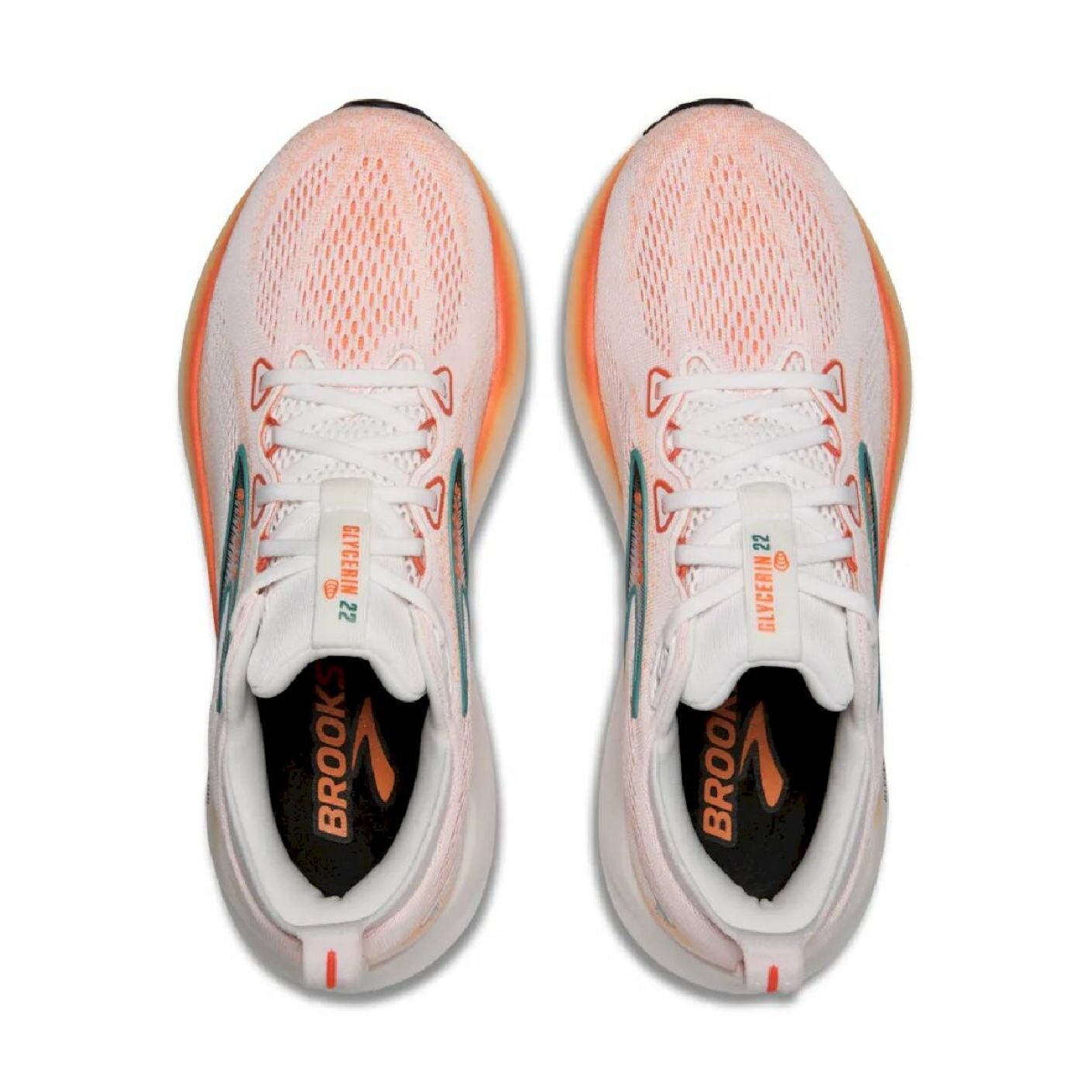 Brooks Scarpe da Running Glycerin 22 Uomo White Orange