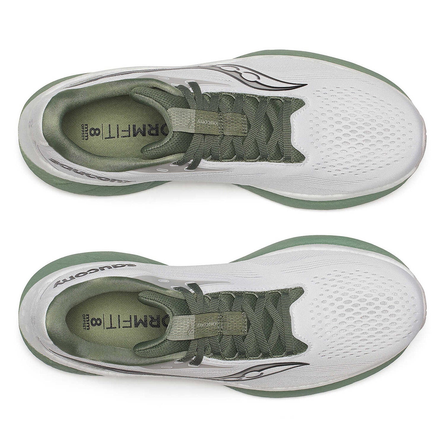 Saucony Scarpe da Running Ride 18 Uomo White Olivine