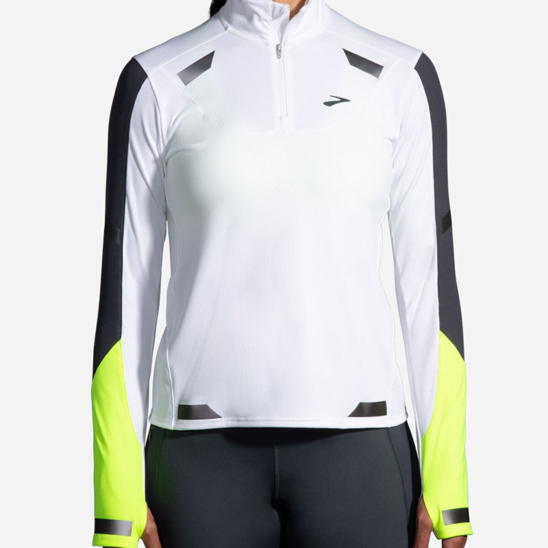 Brooks Maglia Run Visible 1/2 Zip Donna