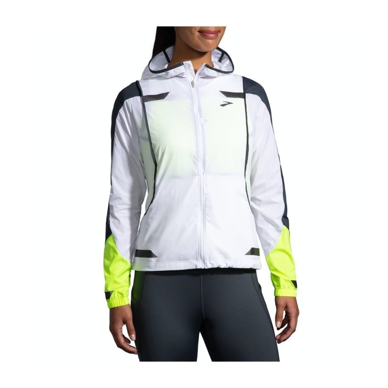 Brooks Giacca Run Visible Convertible Donna
