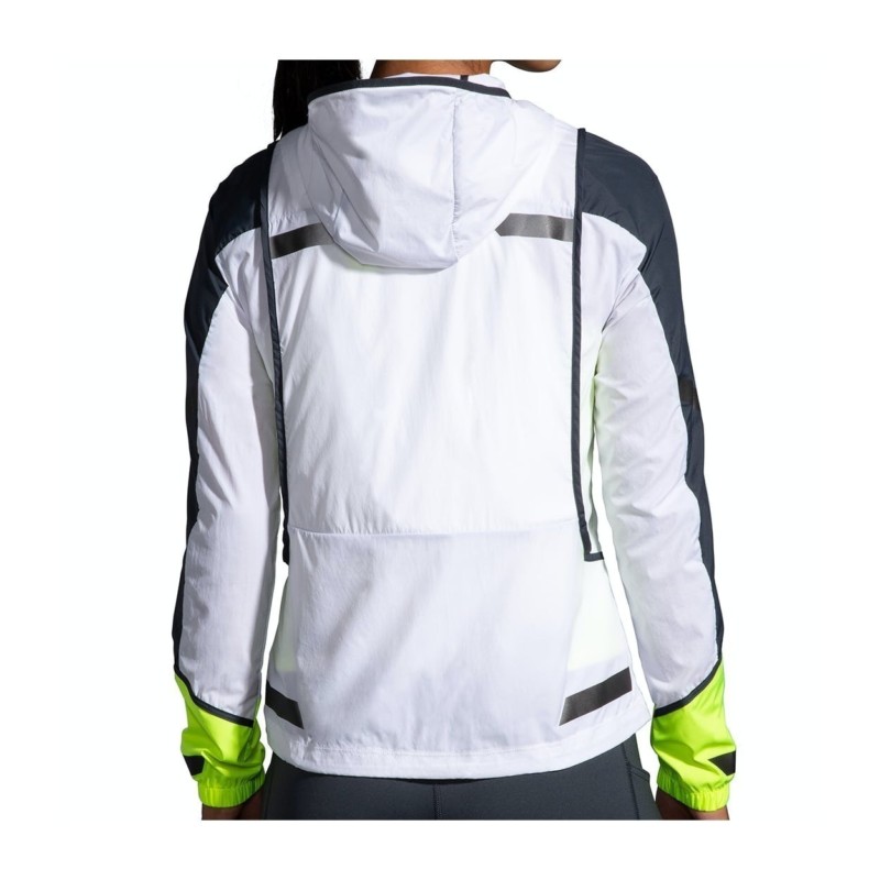 Brooks Giacca Run Visible Convertible Donna