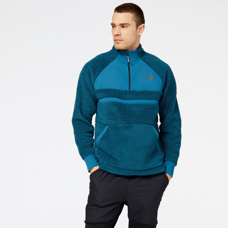 New Balance Maglia Q Speed Sherpa Anorak Uomo