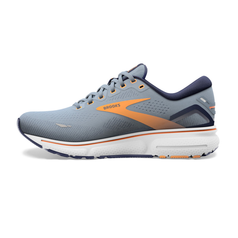 Brooks Scarpe da Running Ghost 15 Uomo Flinstone Peacoat Orange Pop