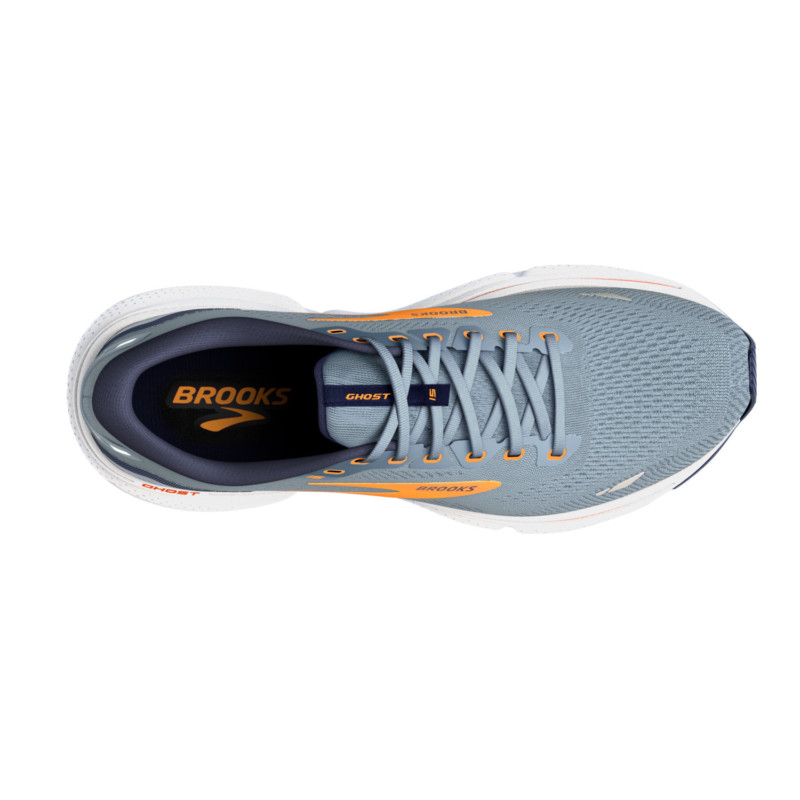 Brooks Scarpe da Running Ghost 15 Uomo Flinstone Peacoat Orange Pop