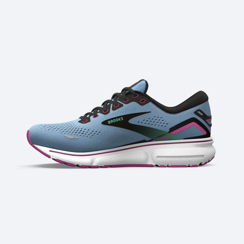 Brooks Scarpe da Running Ghost 15 Donna Blue Bell Black Pink