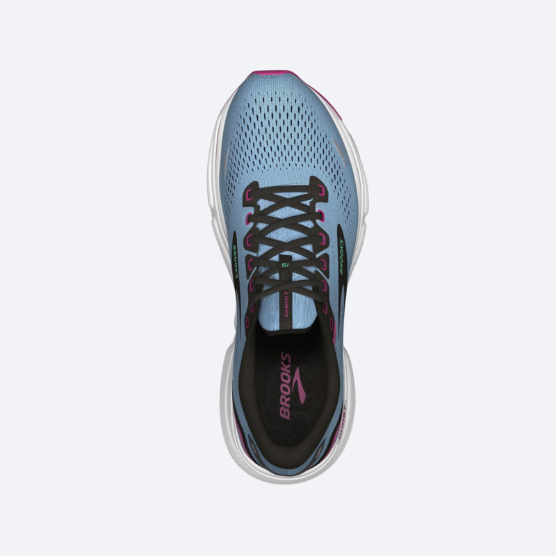 Brooks Scarpe da Running Ghost 15 Donna Blue Bell Black Pink