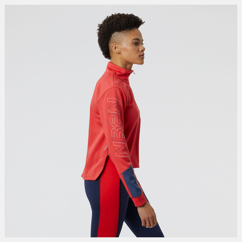 New Balance Accelerate Pacer Half Zip Donna