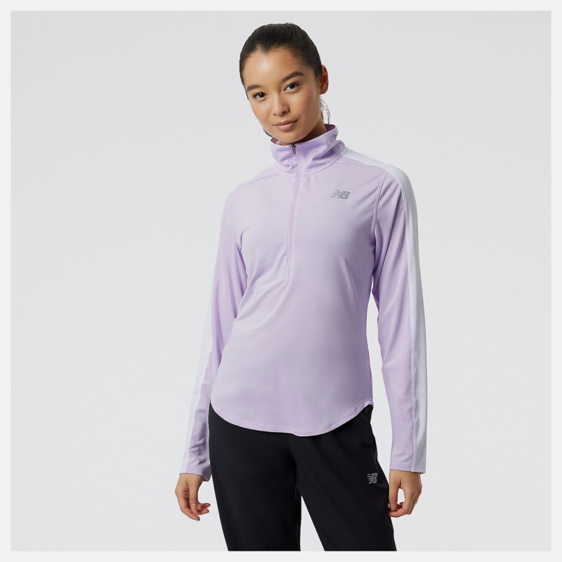 New Balance Felpa Accelerate Half Zip Donna