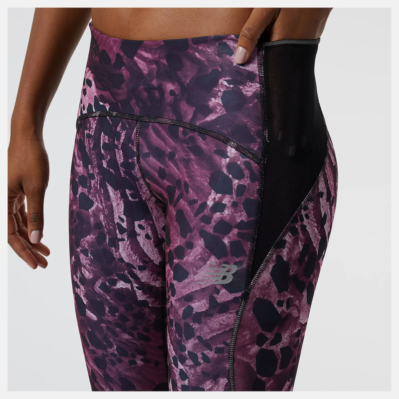 New Balance Leggins Printed Impact Run Tight Donna Fantasia