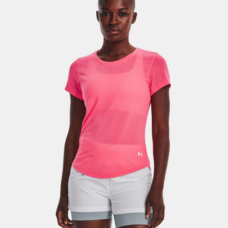 Under Armour T-Shirt a Manica Corta Streaker Run Donna