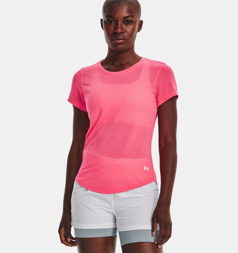 Under Armour T-Shirt a Manica Corta Streaker Run Donna