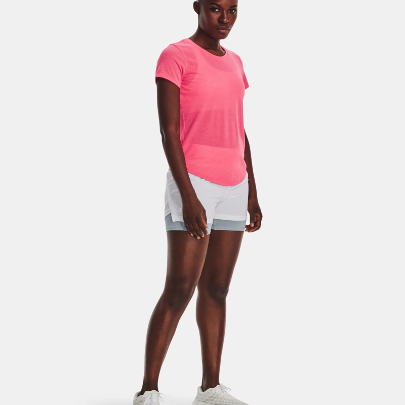 Under Armour T-Shirt a Manica Corta Streaker Run Donna