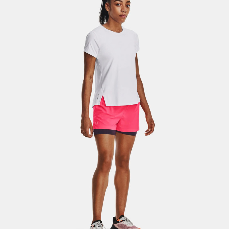 Under Armour Pantaloni Corti Shorts Run Stamina 2-in-1 Donna