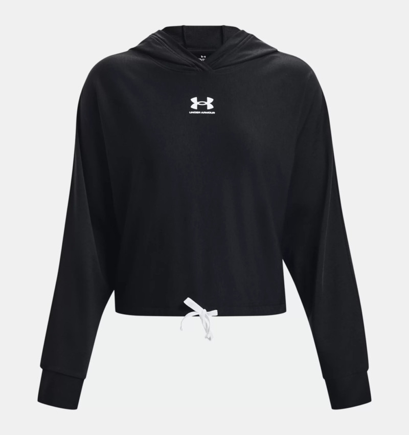 Under Armour Felpa con Cappuccio Rival Terry Oversized Donna