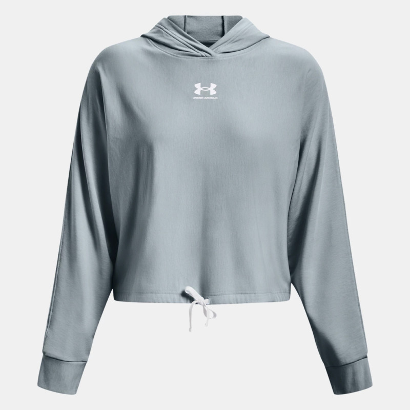 Under Armour Felpa con Cappuccio Rival Terry Oversized Donna