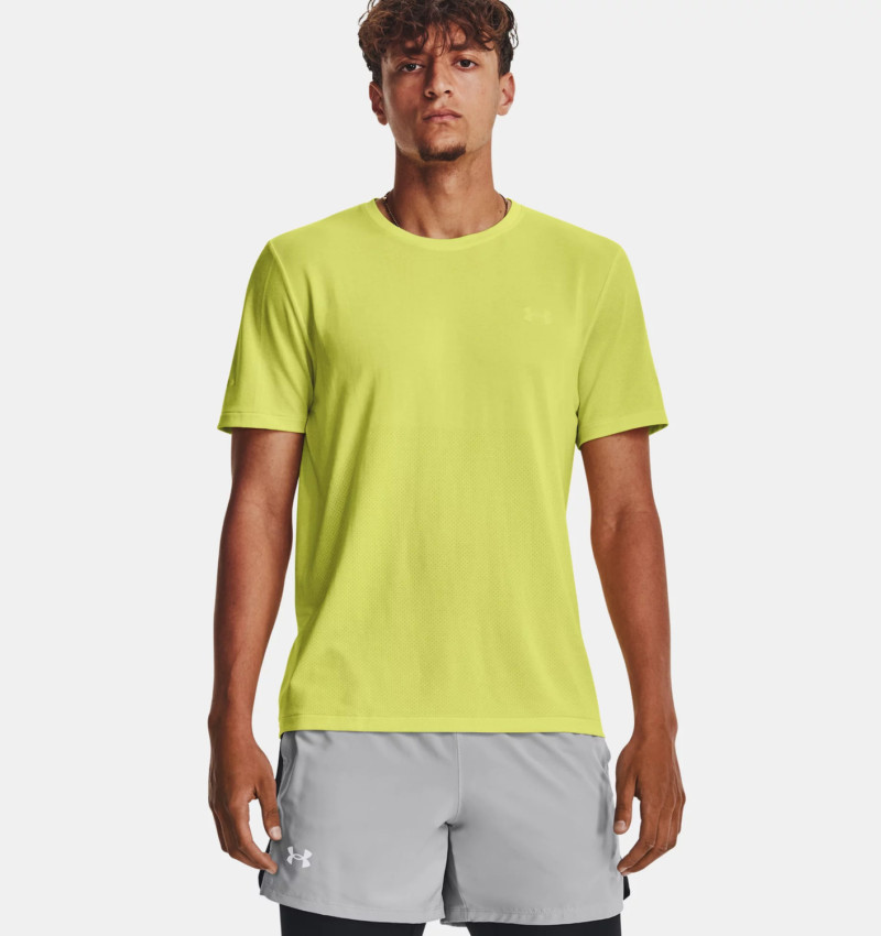 Under Armour T-Shirt Maniche a Corte Seamless Stride Uomo