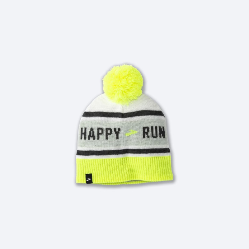 Brooks Cappello Cuffia Heritage Pom Beanie