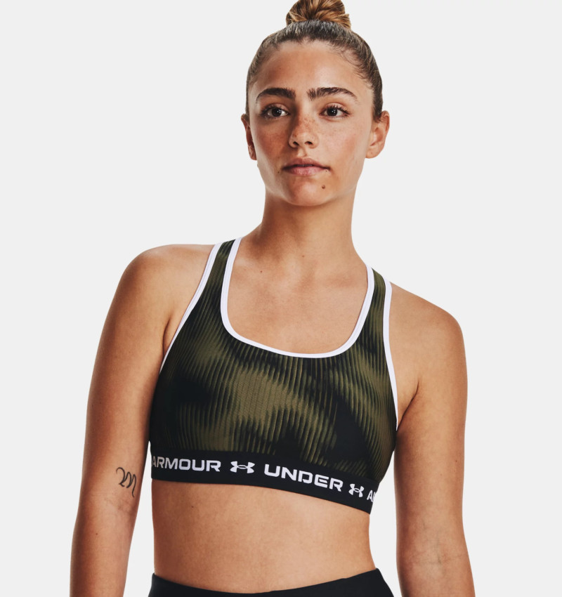 Under Armour Reggiseno Sportivo Crossback Mid Print Donna