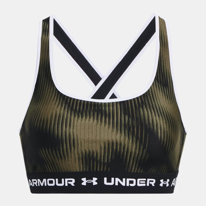 Under Armour Reggiseno Sportivo Crossback Mid Print Donna