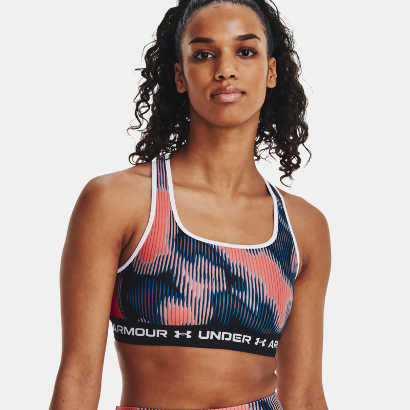 Under Armour Reggiseno Sportivo Crossback Mid Print Donna