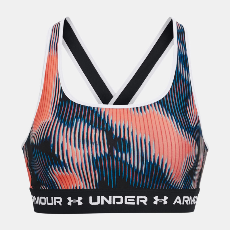 Under Armour Reggiseno Sportivo Crossback Mid Print Donna