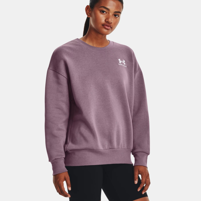 Under Armour Maglia Essential Fleece Oversized Crew Donna