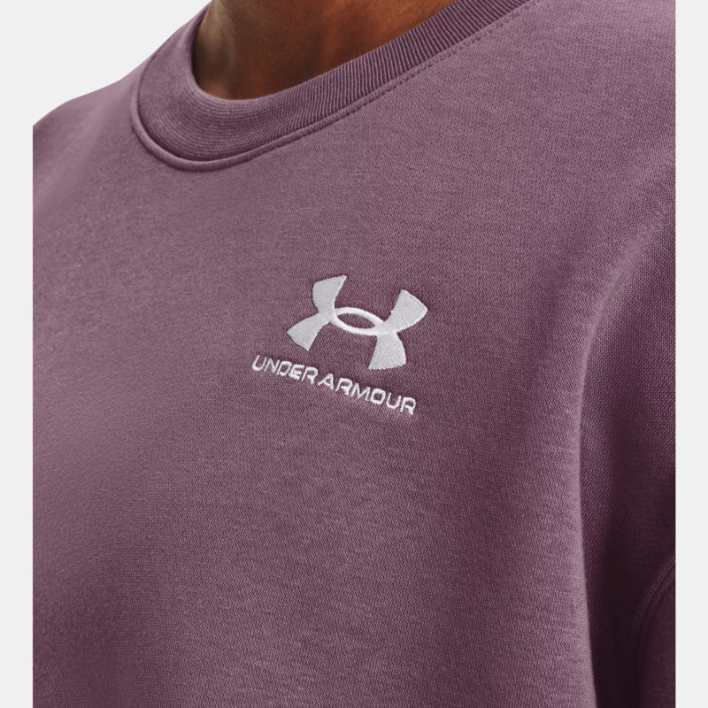 Under Armour Maglia Essential Fleece Oversized Crew Donna