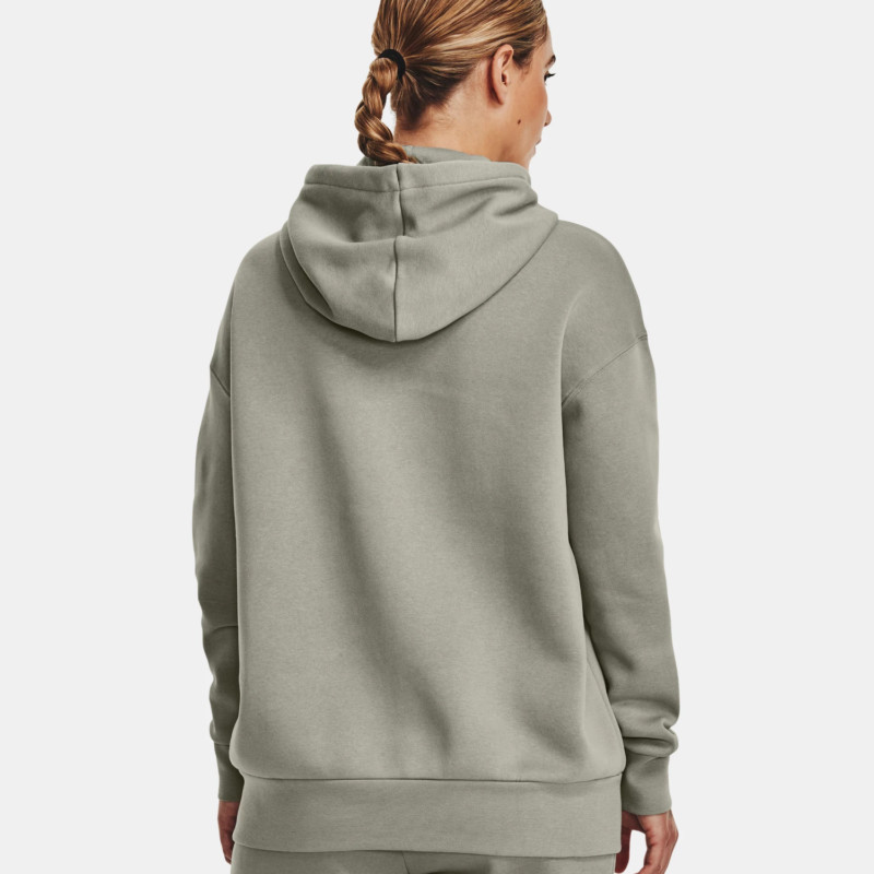 Under Armour Felpa Cappuccio Essential Fleece Oversized Donna